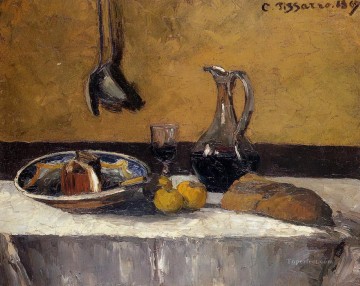 naturaleza muerta 1867 Camille Pissarro Pinturas al óleo